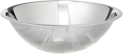 2.25-Quart Wide Rimmed Stainless Steel Mixing Bowl N5