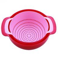Agile-Shop 10 Piece Compact Mixing Bowls, Food Prep and Measuring Nesting Set, Multi-Color N4