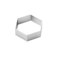CY-buity Aluminum Fondant Decoration Cooky Biscuit Cutter Cake Tool Sugar Craft Diy Mould Model=Hexagon