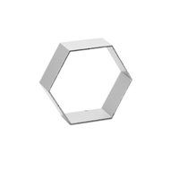 CY-buity Aluminum Fondant Decoration Cooky Biscuit Cutter Cake Tool Sugar Craft Diy Mould Model=Hexagon N2