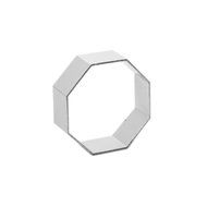 CY-buity Aluminum Fondant Decoration Cooky Biscuit Cutter Cake Tool Sugar Craft Diy Mould Model=Hexagon N14