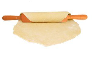 Silicone Rolling Pin - Orange - Non Stick - Siliroller