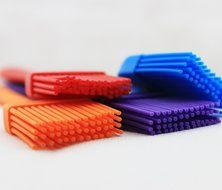 GLOUE Silicone Pastry Brushes Set - Silicone Grill Barbecue Brush - 4-piece 450oF Heat - Ergonomic Easy-to-Clean... N6
