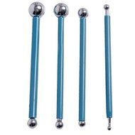 ShungHO 4 Fondant Flower Sugarcraft Metal Ball Modelling Cake Decorating Cutter Tool