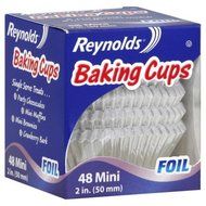 Reynolds Baking Cups Foil Mini 2 Inch 48 Ct