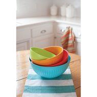 Nordic Ware Prep and Serve Mixing Bowl Set, 3-Piece N6