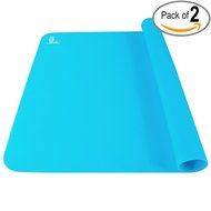 Super Kitchen Food Grade Silicone Pastry Mat Extra Large Nonstick Baking Mat Oven Fondant Counter Mat 23.4 By... N7