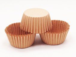 Package of 48Pcs Baking Cups Round MINI Brown Kraft Craft Paper Greaseproof Cupcake Liners Candy Truffle Cups...