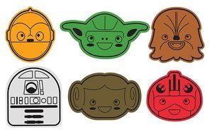 Star Wars Rebel Friends Cookie Cutters (Set of 6) N3