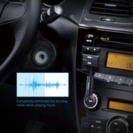 Mpow Ground Loop Noise Isolator for Car Audio / Home Stereo System with 3.5mm Audio Cable (Black) N6