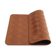 Houron 30/48 Capacity Macaroon Molds Baking Sheet Double Sided Brown
