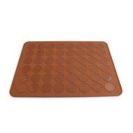 Houron 30/48 Capacity Macaroon Molds Baking Sheet Double Sided Brown N2