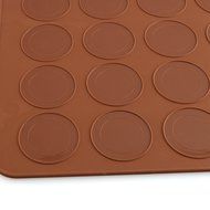 Houron 30/48 Capacity Macaroon Molds Baking Sheet Double Sided Brown N4