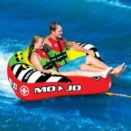 WOW World of Watersports, 16-1070, Mojo 1 or 3 Person Towable Tube, Front and Back Tow Points N2