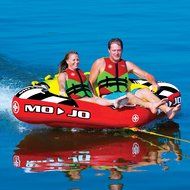 WOW World of Watersports, 16-1070, Mojo 1 or 3 Person Towable Tube, Front and Back Tow Points N3