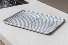 Villerve Baking Rack 12" x 17" Chef Grade Commercial Quality100% Stainless Steel - fits Half Sheet Pan, Strengthened... N4