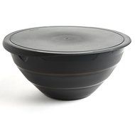 Mastrad Multi-Use Collapsible Silicone Bowl and Cover, Charcoal