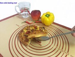 Super Kitchen Premium Food Grade Non-stick Silicone Baking Mat Pastry Mat with Measurements 16&#039;&#039; By 26&#039;&#039; for Dough... N2