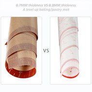 Super Kitchen Premium Food Grade Non-stick Silicone Baking Mat Pastry Mat with Measurements 16&#039;&#039; By 26&#039;&#039; for Dough... N4