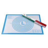 Super Kitchen Premium Food Grade Non-stick Silicone Baking Mat Pastry Mat with Measurements 16&#039;&#039; By 26&#039;&#039; for Dough... N8