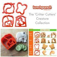 Lunch Punch Animal Shape Sandwich Cutters (Set of 4)