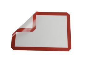 LUXEHOME Non Stick Rectangular Silicone Baking Mats Without Toxic Leaching, 2 per Package(Red) N3