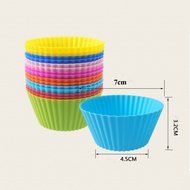 U Choicetore Silicone Baking Cup/Silicone Cupcake Cup/Muffin Silicone Cup/ Cupcake Liners Each with 8 Colors,... N4