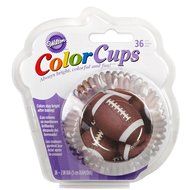 Wilton Standard Baking Cups, 36-Count, Football Color N2