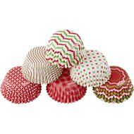 Wilton Christmas Wreath Mini Cupcake Liners 100-Count N2