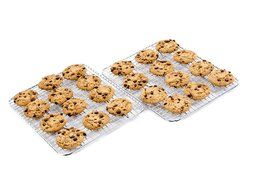 Goson Bakeware Baking, Cooling , Oven Roasting, Broiler Rack, 8in by 10in, Cross Wire, Chrome, Pack of 2, Compatible... N3