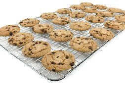 Goson Bakeware Baking, Cooling , Oven Roasting, Broiler Rack, 8in by 10in, Cross Wire, Chrome, Pack of 2, Compatible... N13