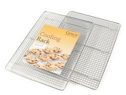 Goson Bakeware Baking, Cooling , Oven Roasting, Broiler Rack, 8in by 10in, Cross Wire, Chrome, Pack of 2, Compatible... N20
