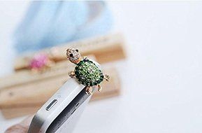 Eachbid Small Plug Dustproof Plug for Cellphone(Turtle Shape) for iPhone Smartphone pink N6