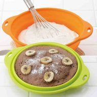 Jovilife Collapsible(Squish) Silicone Mixing Bowl,Green(9 Cups/71oz) N8