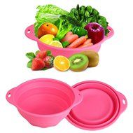 Jovilife Collapsible(Squish) Silicone Mixing Bowl,Green(9 Cups/71oz) N11