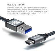 Type C, iOrange-E USB C to USB 3.0 (USB 3.1 Gen 1) 6.6 Ft Braided Cable for Apple Macbook 12&quot;, Nexus 6P, 5X, Pixel... N12