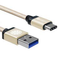 Type C, iOrange-E USB C to USB 3.0 (USB 3.1 Gen 1) 6.6 Ft Braided Cable for Apple Macbook 12&quot;, Nexus 6P, 5X, Pixel... N22