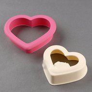 HuaYang Party Home Breakfast DIY Cookie Cutter Heart Shape Sandwich Toast Bread Mold Maker N4