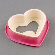HuaYang Party Home Breakfast DIY Cookie Cutter Heart Shape Sandwich Toast Bread Mold Maker N6