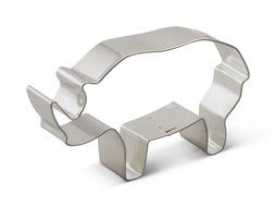 Ann Clark Rhino Cookie Cutter - 4.75 Inches - Tin Plated Steel