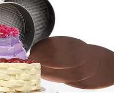 SlipGrip Reusable Silicone Baking Liners Round Set of 2 N2