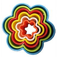 Stylish Home Bpa-free Plastic Cookie-cutter Multi-size Shapes Fruit, Vegetable, Cake, Tofu Cookie Cutter Set for...