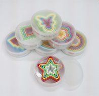 Stylish Home Bpa-free Plastic Cookie-cutter Multi-size Shapes Fruit, Vegetable, Cake, Tofu Cookie Cutter Set for... N5