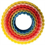 Stylish Home Bpa-free Plastic Cookie-cutter Multi-size Shapes Fruit, Vegetable, Cake, Tofu Cookie Cutter Set for... N18