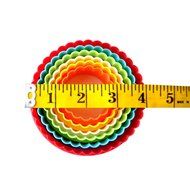 Stylish Home Bpa-free Plastic Cookie-cutter Multi-size Shapes Fruit, Vegetable, Cake, Tofu Cookie Cutter Set for... N20