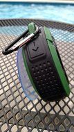 ShiZ 3.0 Wireless Bluetooth 5W Speaker Waterproof/Speakerphone/Suction Cup/Micro SD/Carbine Clip-Olive Green N2