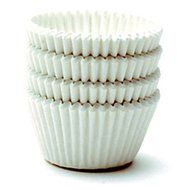 Norpro 3600 Giant Muffin Cups, White, Pack of 48