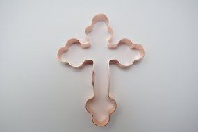 St. Nicholas&#039;s Cross Copper Cookie Cutter N6