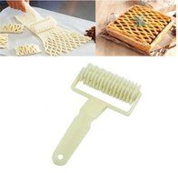 Dought Cookie Pie Pizza Bread Pastry Lattice Roller Cutter Craft DIY Baking Tool N2