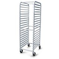 New Star 36527 Aluminum 20-Tier Commercial Kitchen Bun Pan Sheet Pan Rack, 26 by 20 by 69-Inch